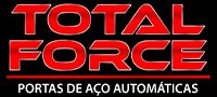 logo total force portas de aço automáticas